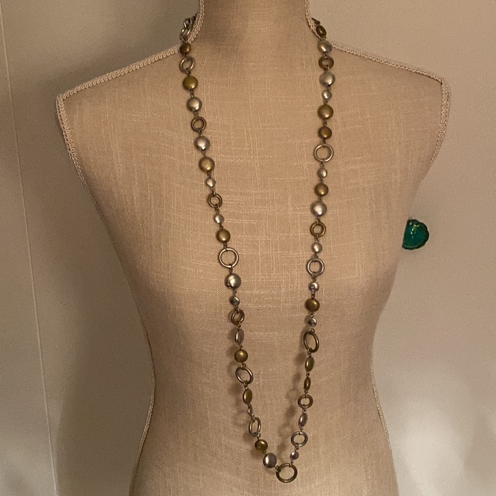 Retired Premier Design Gold and Silver necklace - Picture 3 of 11